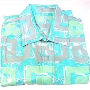 Men’s Printed Casual short sleeved button up